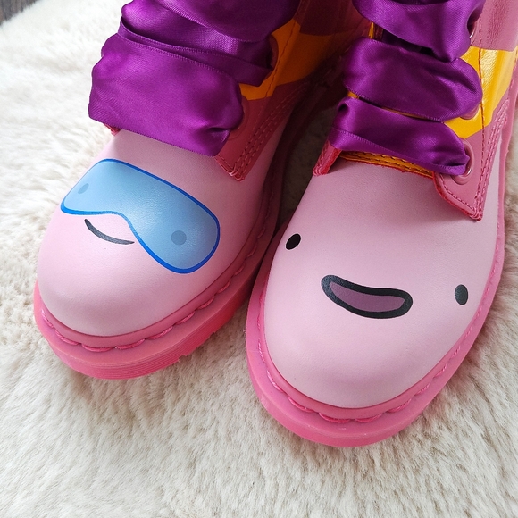 Dr. Martens x Adventure Time Princess Bubblegum Limited Edition Barbiecore Boot - Picture 4 of 16